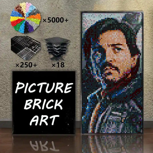 LEGO Mosaic Wall Art-Cassian Andor Pixel Art-48x96