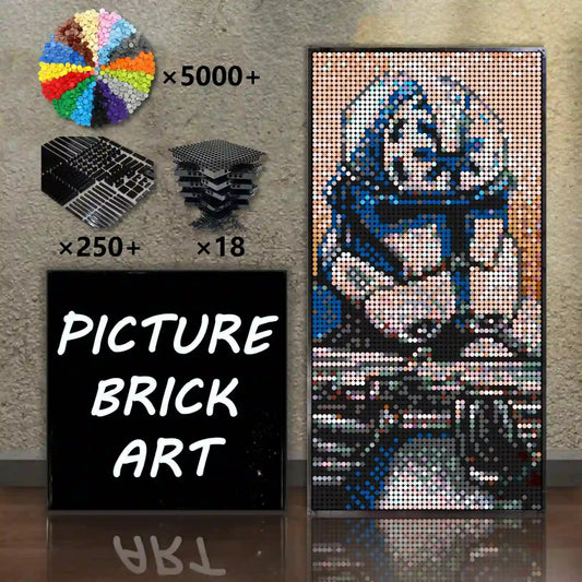     LEGO-Mosaic-Wall-Art-Clone-Trooper-Jesse-Pixel-Art-48x96