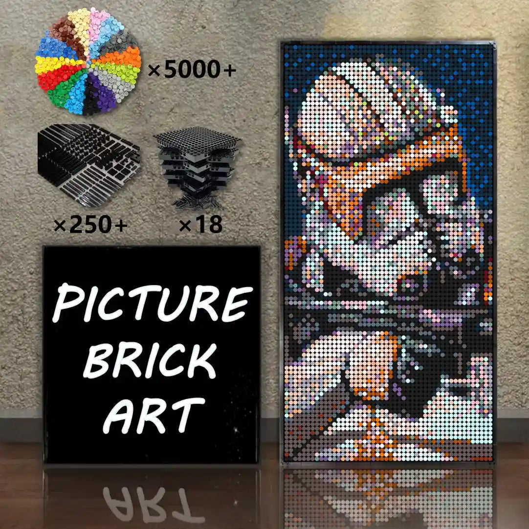 LEGO-Mosaic-Wall-Art-Commander-Cody-Pixel-Art-48x48