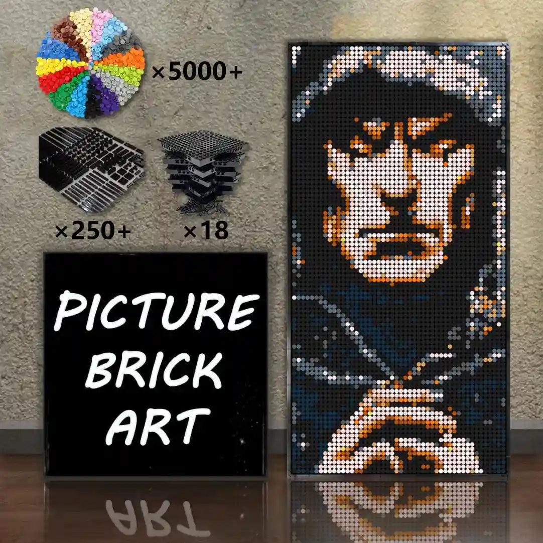 LEGO-Mosaic-Wall-Art-Darth-Banes-Pixel-Art-48x96
