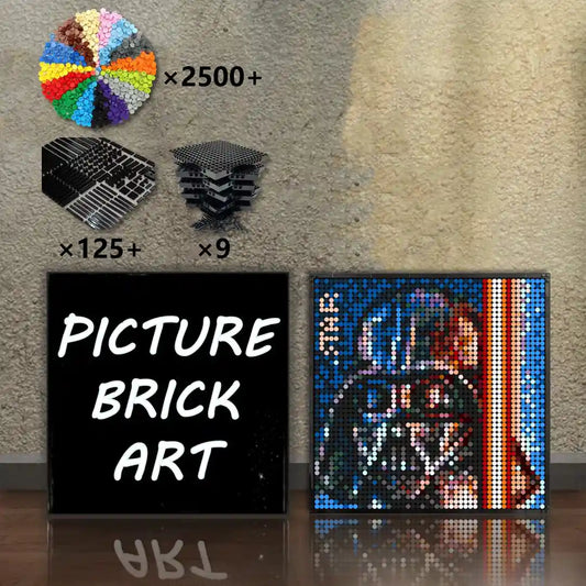 LEGO-Mosaic-Wall-Art-DarthVader-Portrait-Custom-Picture-48x48