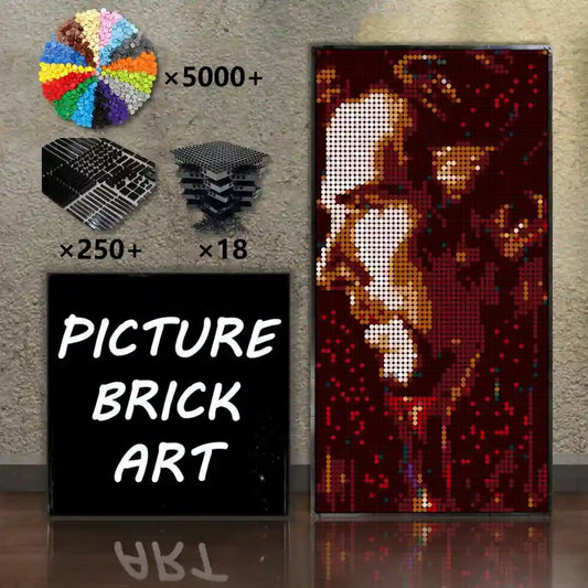 LEGO-Mosaic-Wall-Art-Doctor-Strange-1-Pixel-Art-48x96