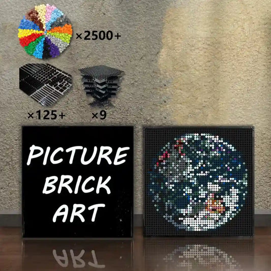LEGO-Mosaic-Wall-Art-Earth-Pixel-Art-48x48