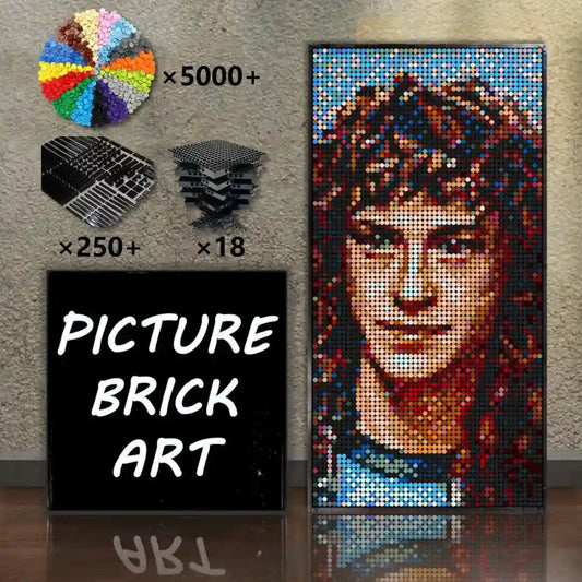 LEGO-Mosaic-Wall-Art-Eddie-Munson-Pixel-Art-48x96