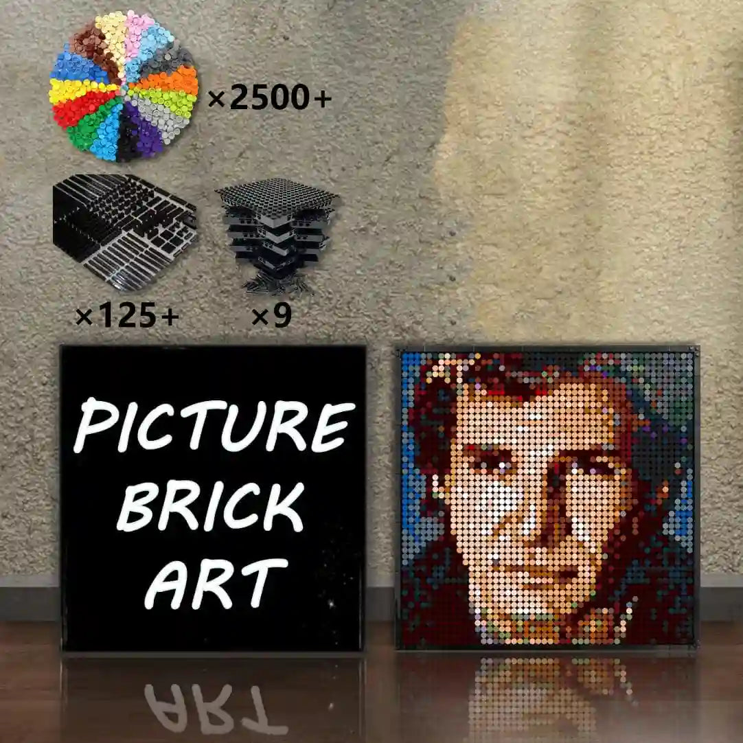       LEGO-Mosaic-Wall-Art-Han-Solo-Portrait-Custom-Picture-48x48