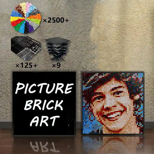  LEGO-Mosaic-Wall-Art-Harry-Styles-Pixel-Art-48x48