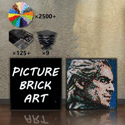  LEGO-Mosaic-Wall-Art-Henry-Cavill-Pixel-Art-48x48