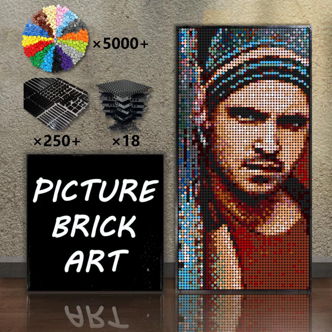 LEGO-Mosaic-Wall-Art-Jesse-Bruce-Pinkman-1-Pixel-Art-48x96