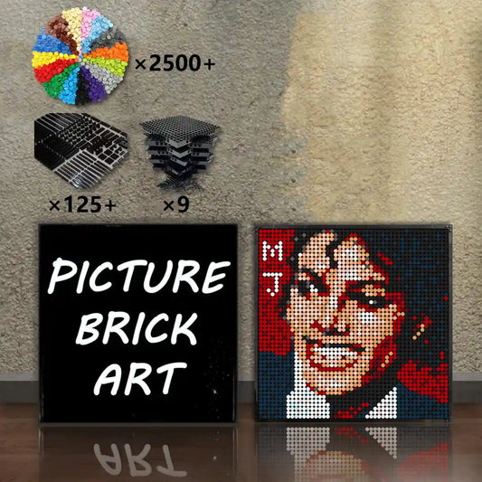  Analyzing image    LEGO-Mosaic-Wall-Art-Michael-Jackson-Pixel-Art-48x48