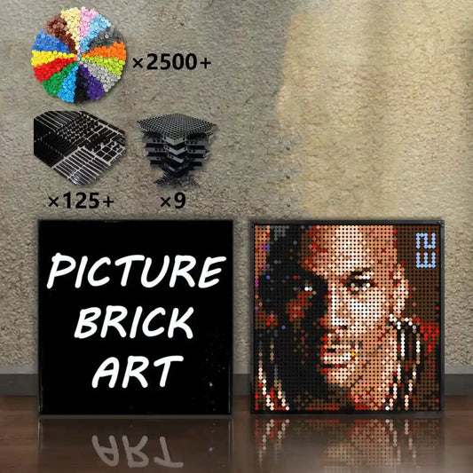 LEGO-Mosaic-Wall-Art-Michael-Jordan-Portrait-Custom-Picture-48x48