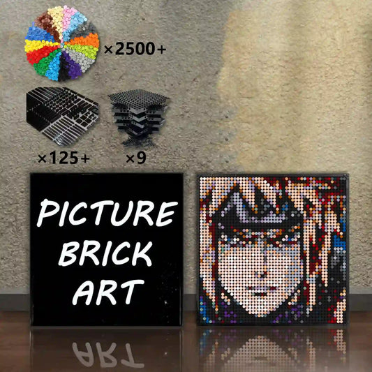 LEGO-Mosaic-Wall-Art-Namikaze-Minato-Pixel-Art-48x48