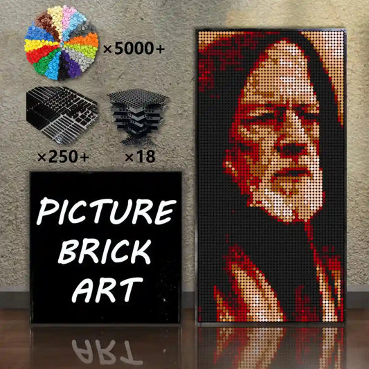 LEGO-Mosaic-Wall-Art-Obi-Wan-Kenob-Pixel-Art-48x96