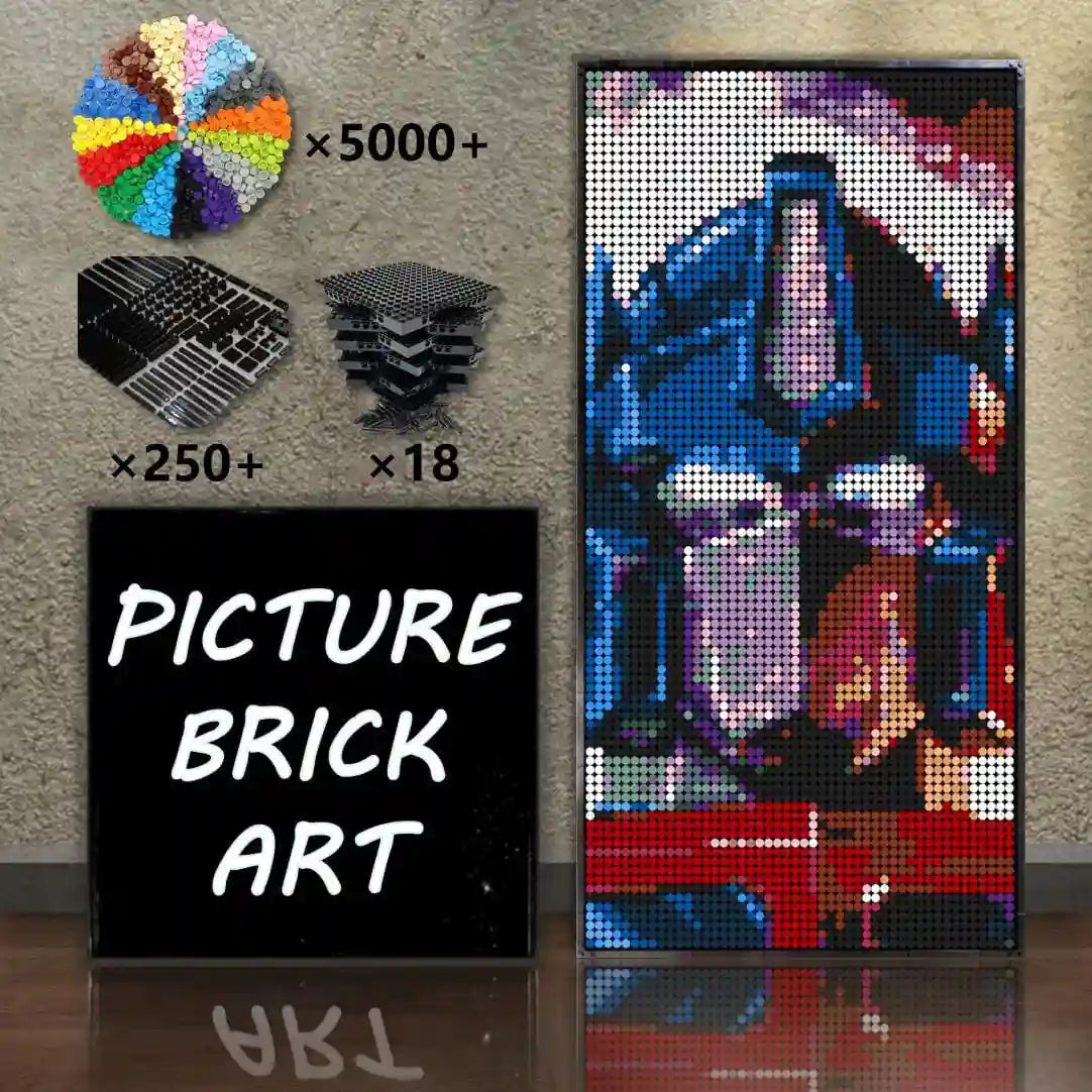 LEGO-Mosaic-Wall-Art-Optimus-Prime-Portrait-Custom-Picture-48x96