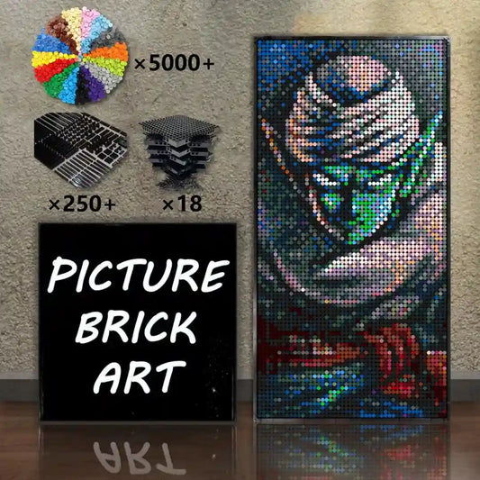 LEGO-Mosaic-Wall-Art-Piccolo-Pixel-Art-48x96