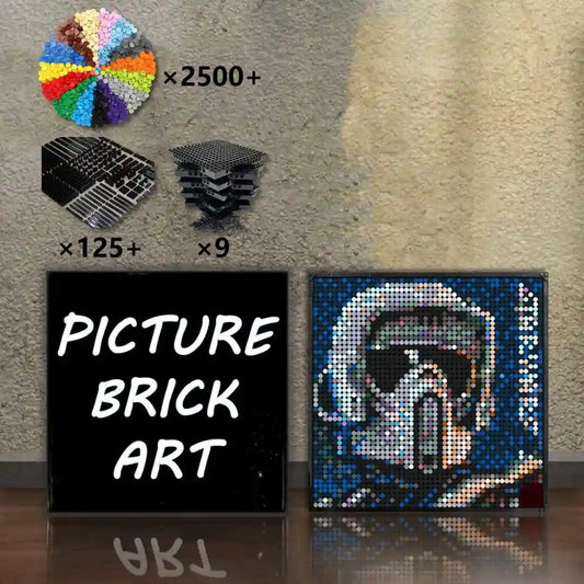     LEGO-Mosaic-Wall-Art-Scout-Trooper-Pixel-Art-48x48