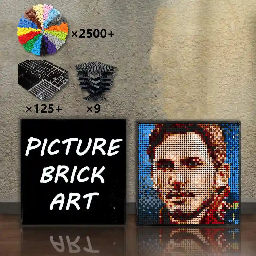    LEGO-Mosaic-Wall-Art-Star-Lord-Portrait-Custom-Picture-48x48