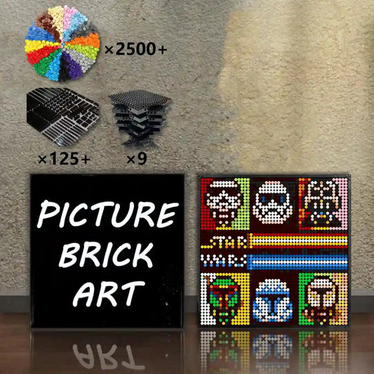 LEGO-Mosaic-Wall-Art-Star-Wars-2-Pixel-Art-48x48