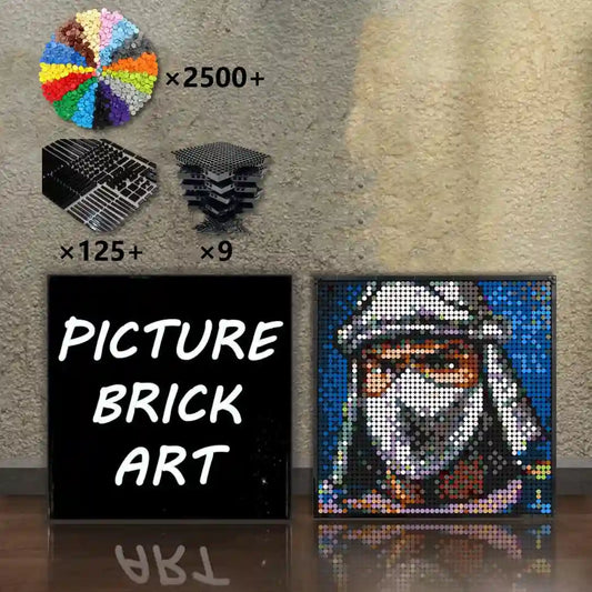 LEGO-Mosaic-Wall-Art-TMNT-Shredder-Portrait-Custom-Picture-48x48
