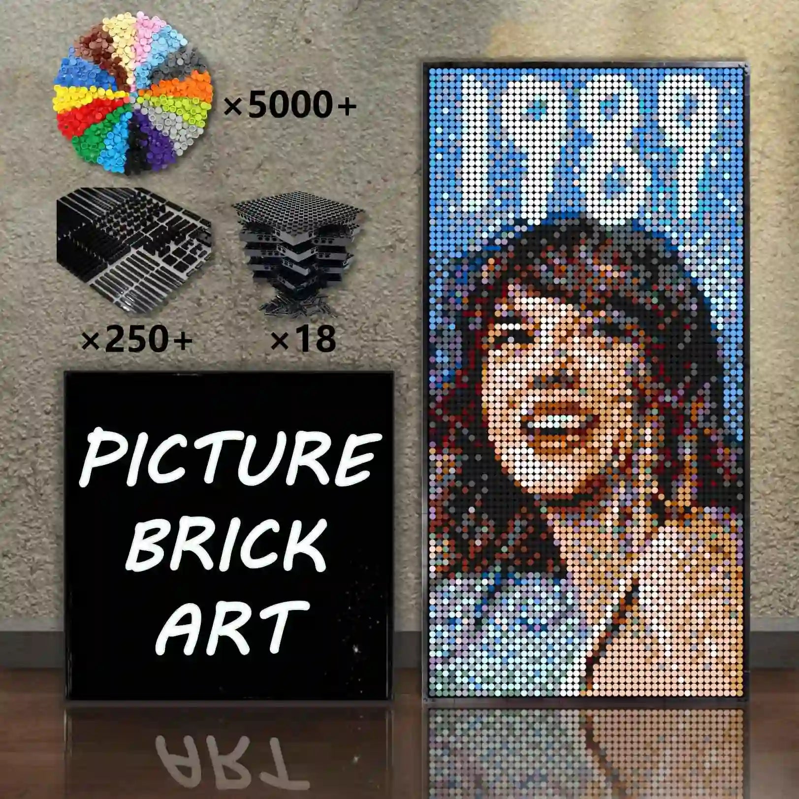 LEGO-Mosaic-Wall-Art-Taylor-Swift_14_-Pixel-Art-48x96