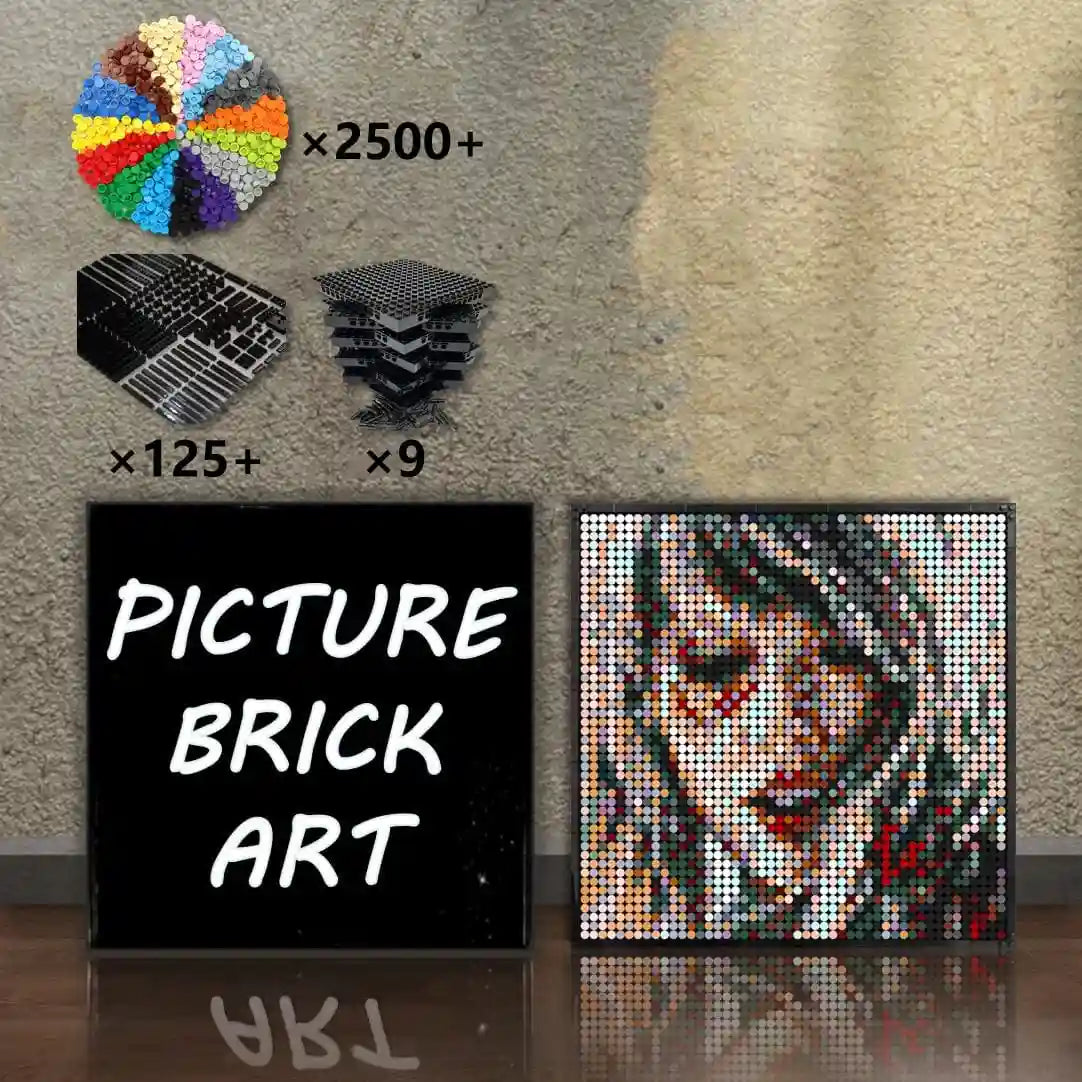Art mural en mosaïque LEGO, portrait de Taylor Swift, image personnalisée, 48x48
