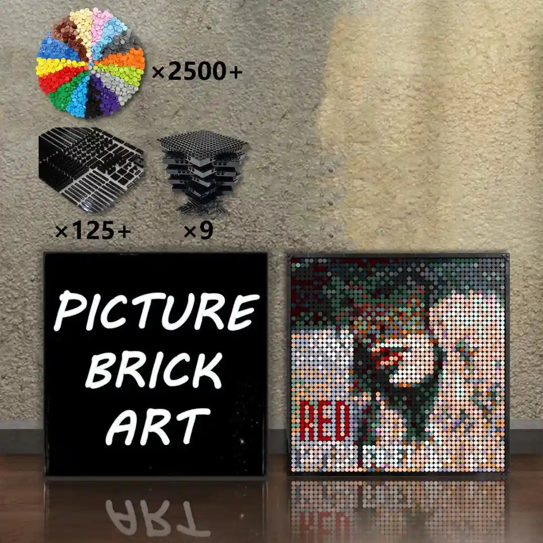 LEGO Mosaic Wall Art-Taylor Swift Portrait Custom Picture-48x48