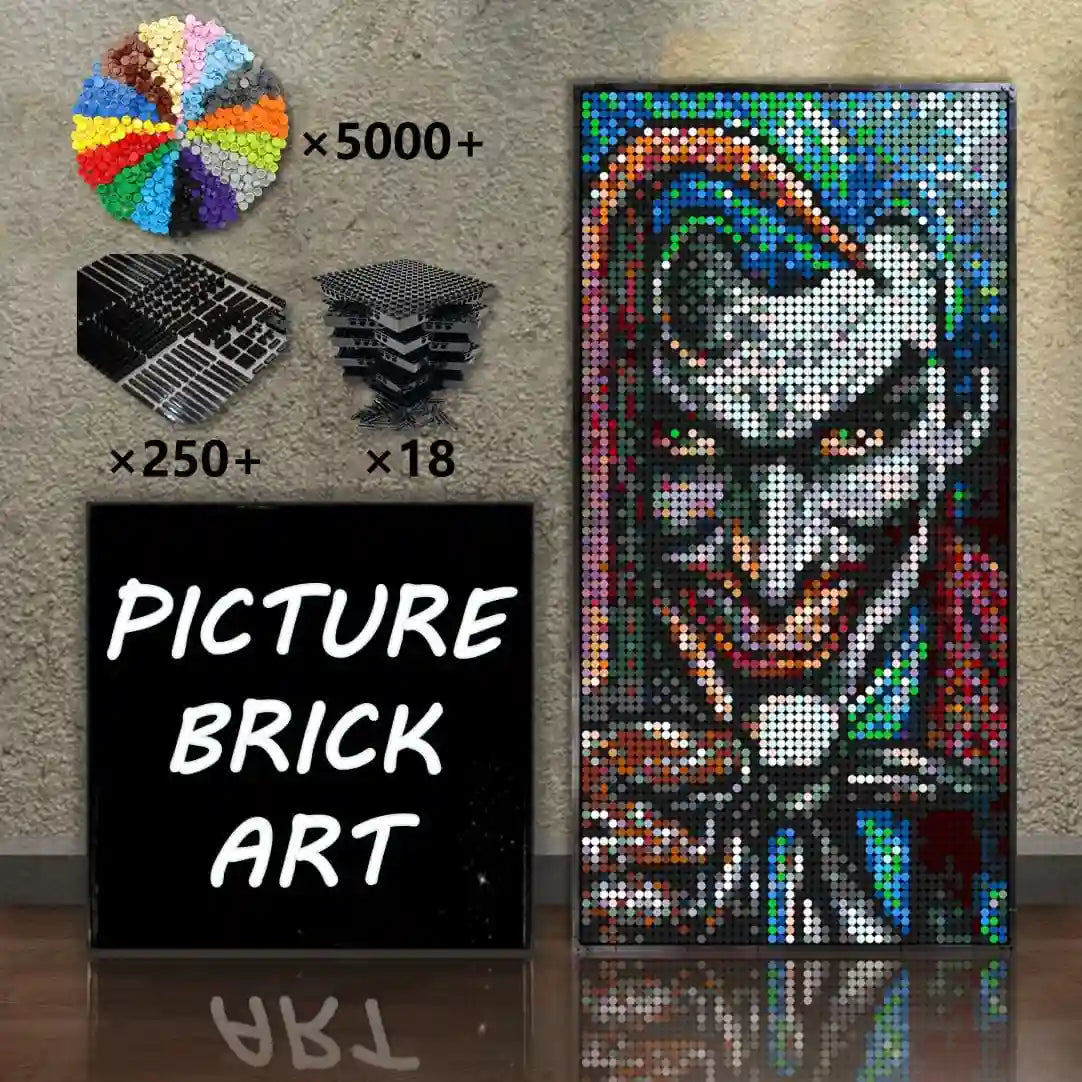 LEGO-Mosaic-Wall-Art-The-Joker-1-Pixel-Art-48x96