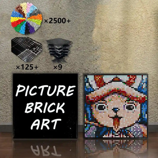 LEGO-Mosaic-Wall-Art-Tony-Tony-Chopper-Portrait-Custom-Picture-48x48