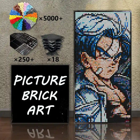 LEGO-Mosaic-Wall-Art-Trunks-Pixel-Art-48x96