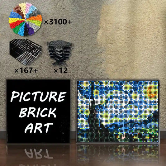LEGO-Mosaic-Wall-Art-van-gogh-starry-night-48x64