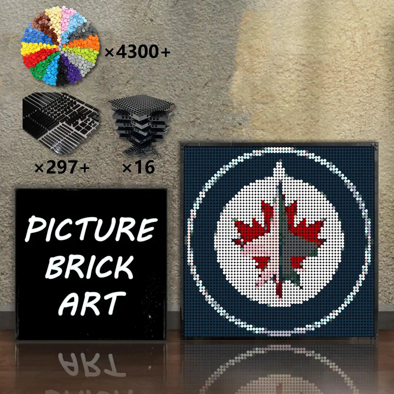 LEGO-Mosaic-Winnipeg-Jets-64x64