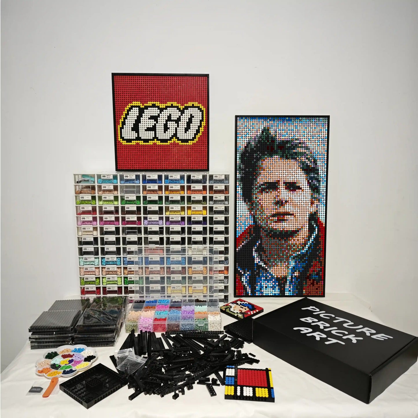 LEGO Mosaic Wall Art-Marty McFly Pixel Art-48x96