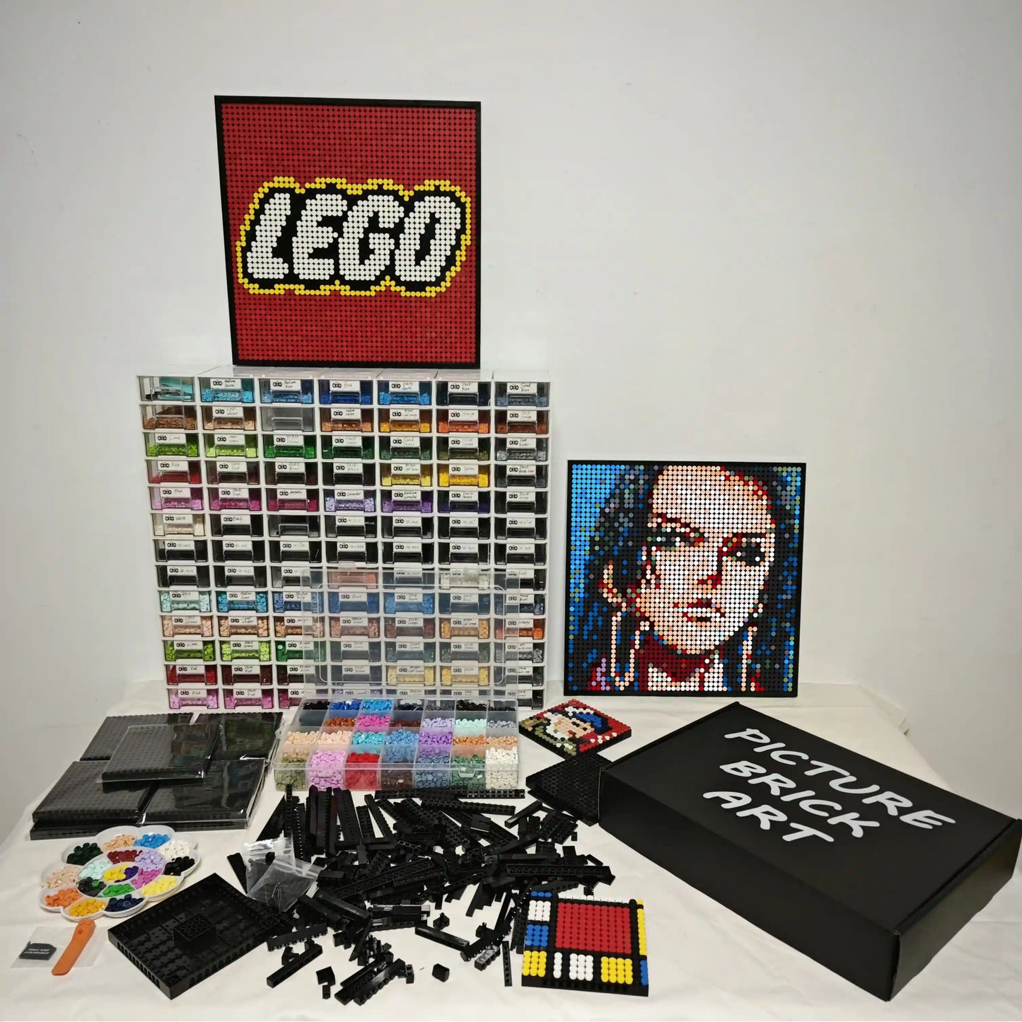 LEGO Mosaic Wall Art-Boa-Hancock Portrait Custom Picture-48x48