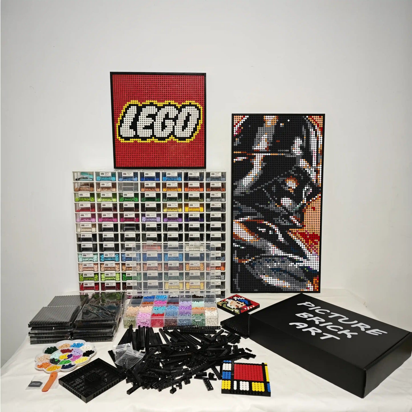 LEGO Mosaic Wall Art-Darth Vader Pixel Art-48x96