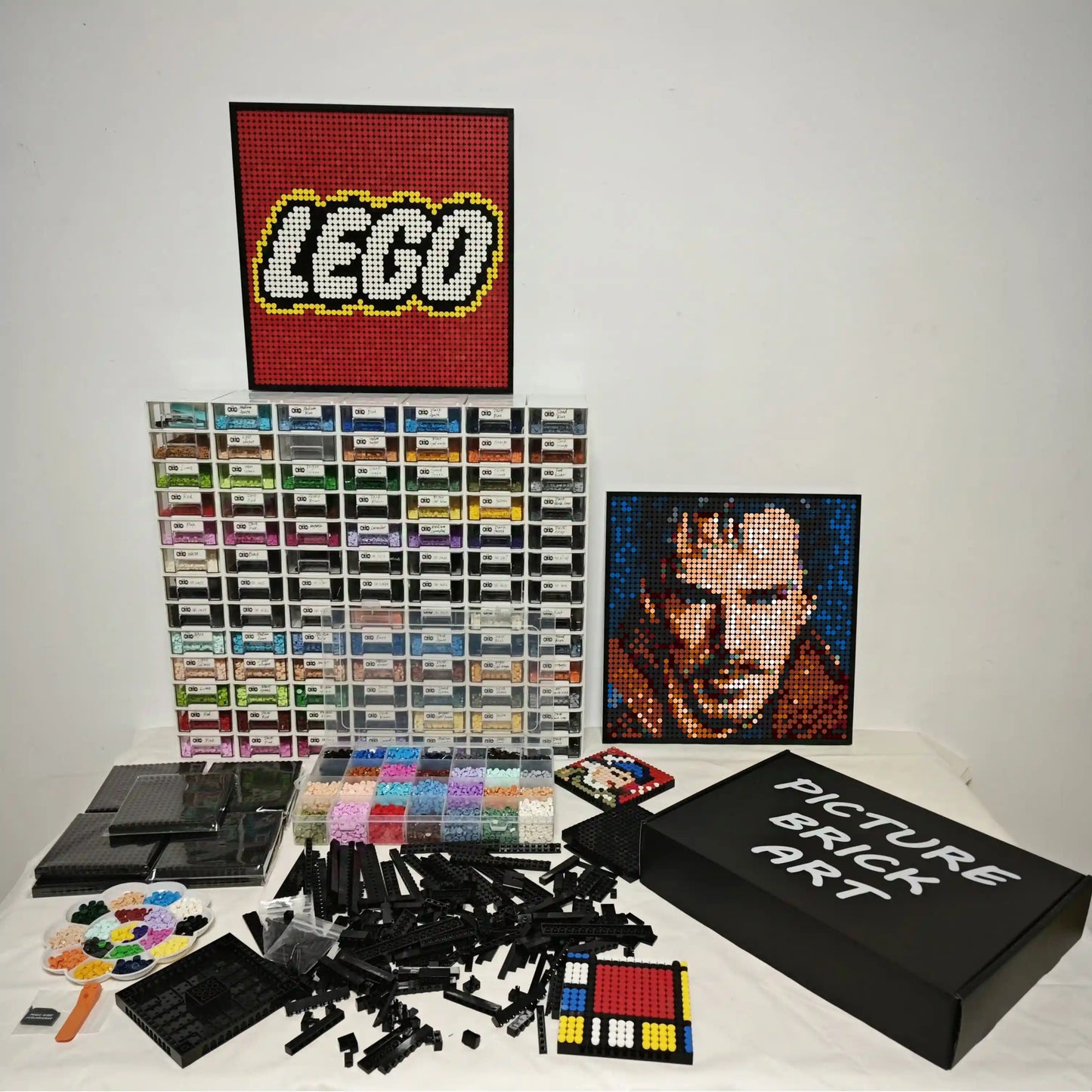 LEGO Mosaic Wall Art-Doctor Strange Portrait Custom Picture-48x48