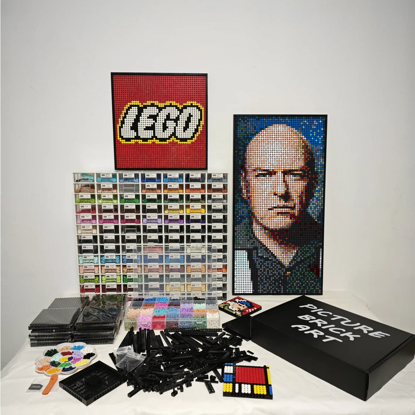 LEGO Mosaic Wall Art-Hank Schrader Pixel Art-48x96