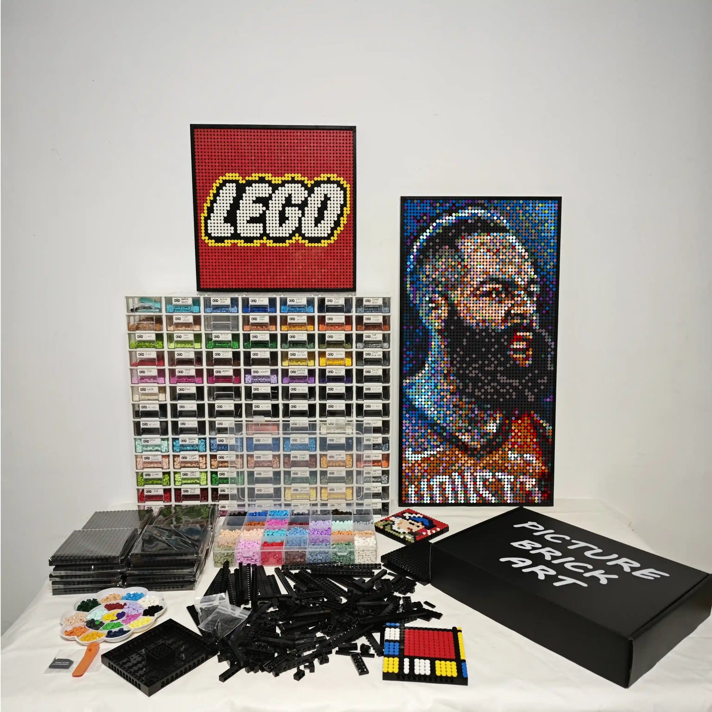 LEGO Mosaic Wall Art-James Harden Pixel Art-48x96