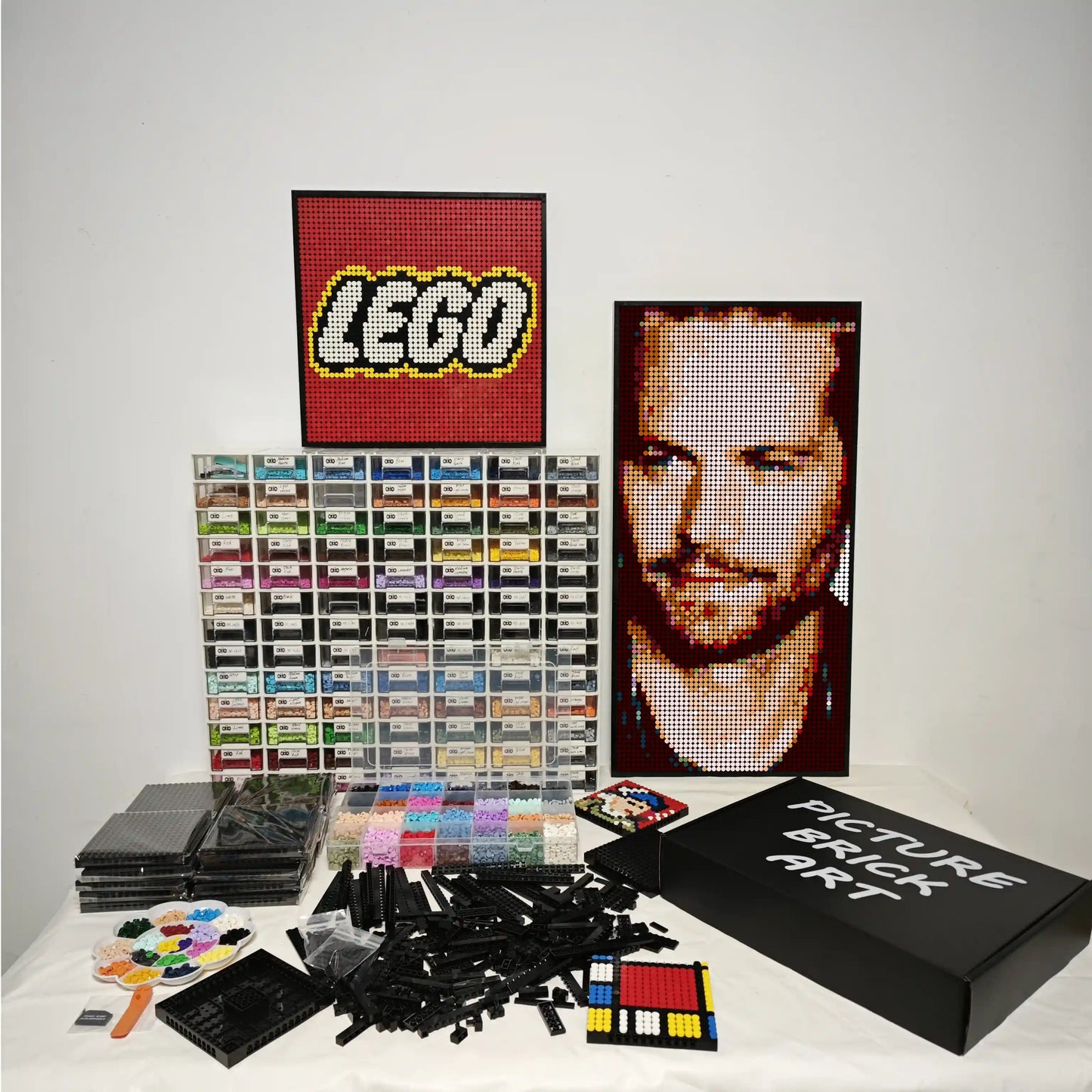 LEGO Mosaic Wall Art-Paul Walker Pixel Art-48x96