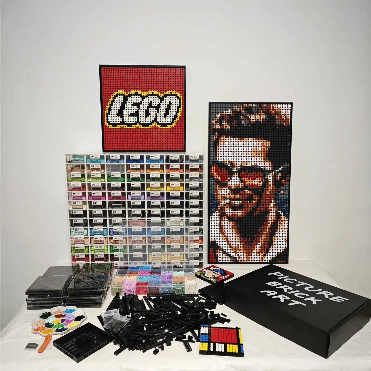 LEGO Mosaic Wall Art-Tyler Durden Pixel Art-48x96