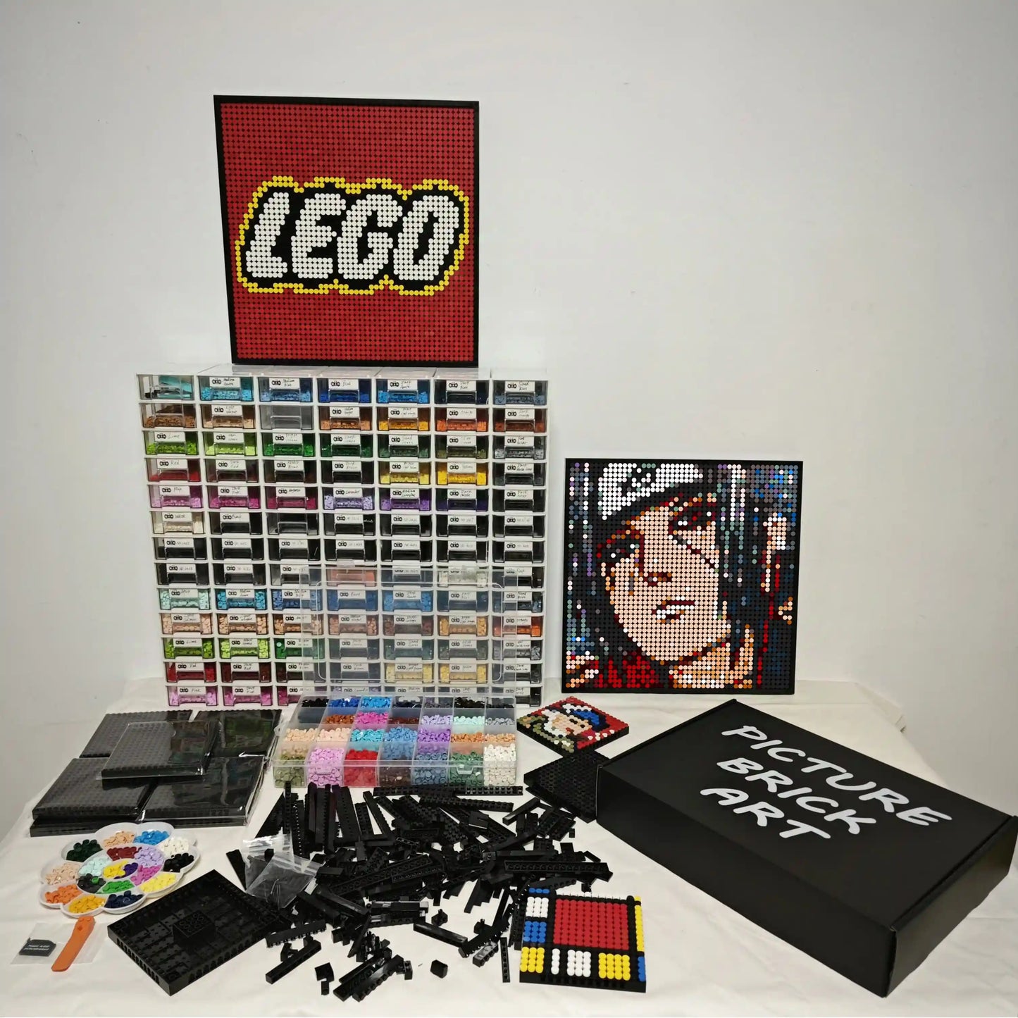 LEGO Mosaik Wandkunst-Uchiha Itachi Portrait Custom Bild-48x48