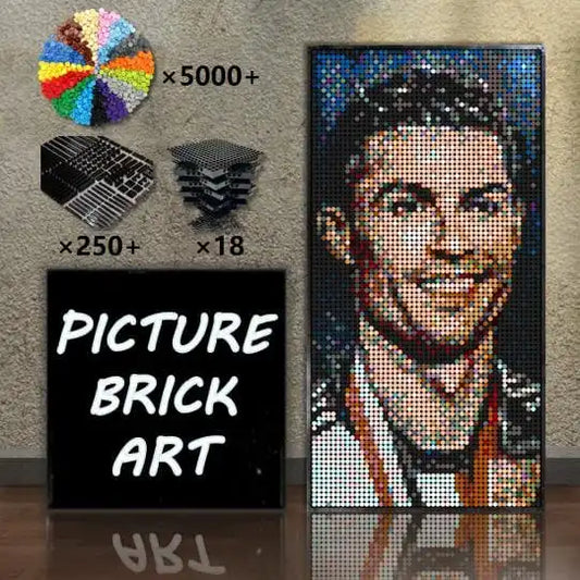 Lego-mosaic-wall-art-Cristiano-Ronaldo-48x96