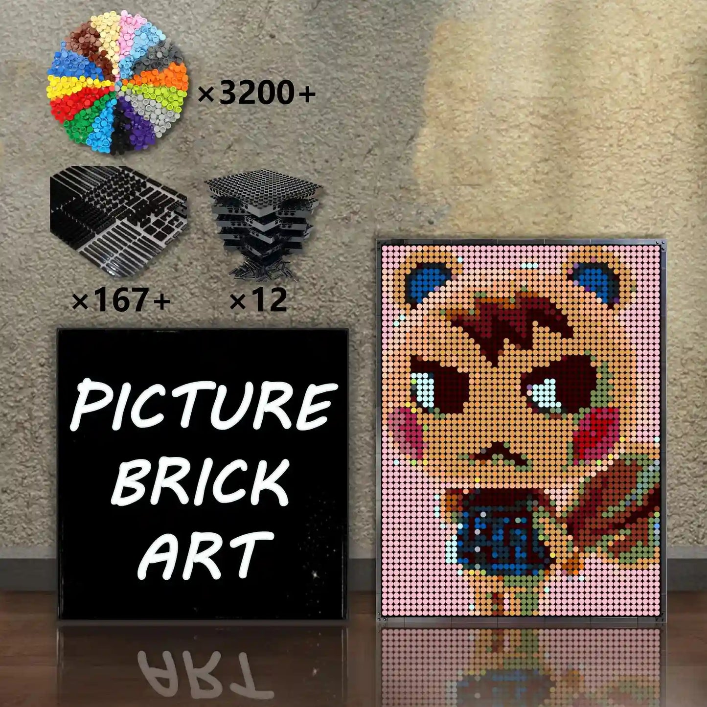 LEGO Mosaic Animal Crossing 48×64