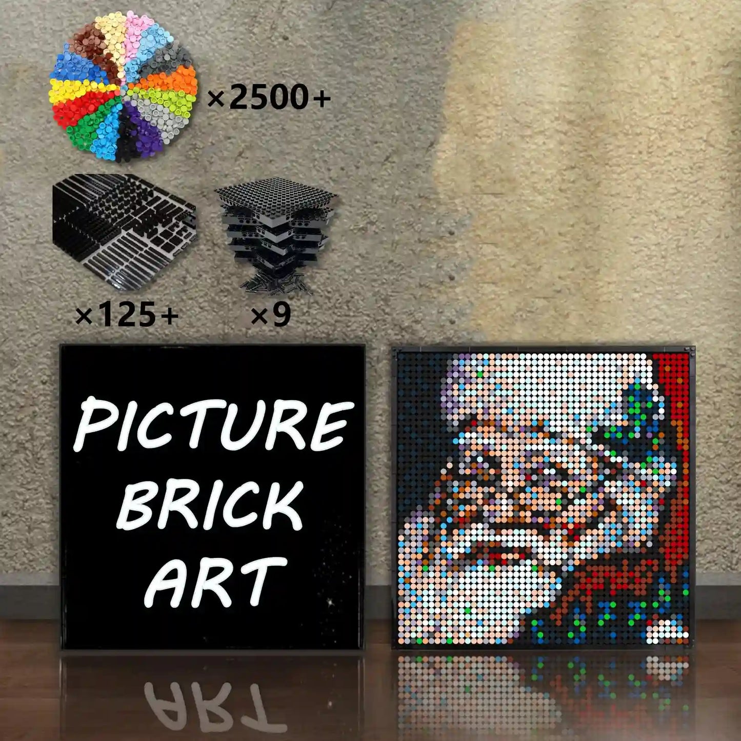 LEGO Mosaic Santa Claus 48x48