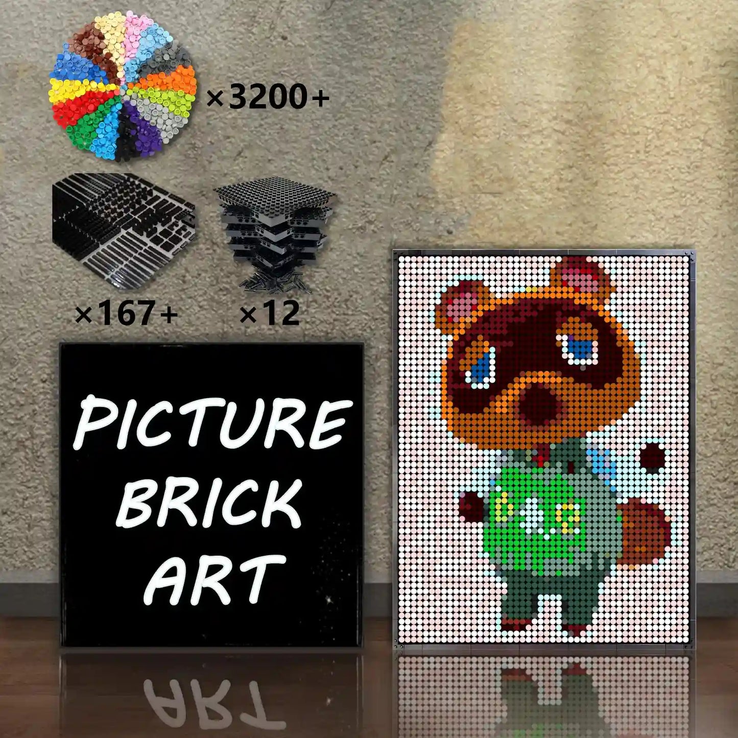 LEGO Mosaic Animal Crossing 48×64